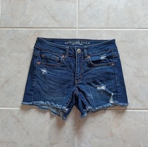 American Eagle Denim Midi Shorts